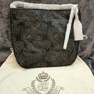 Lauren Ralph Lauren - Clayton Capri Hobo Bag - Black Calf Hair - NWT